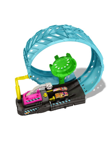 Hot Wheels Monster Truck Pista Cascadorilor In Bucla