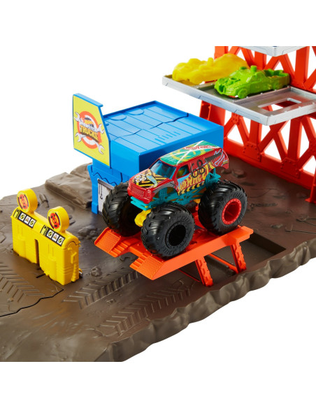 Hot Wheels Monster Trucks Set Blast Station,MTHFB12