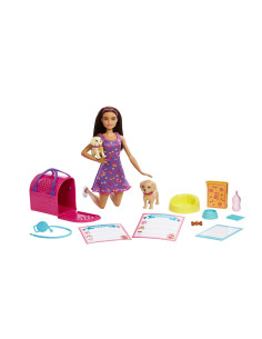 Barbie Set Papusa Barbie Pup Adoption,MTHKD86 2