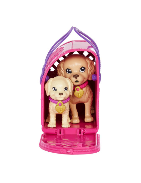 Barbie Set Papusa Barbie Pup Adoption,MTHKD86