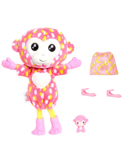 Barbie Papusa Chelsea Cutie Reveal Maimutica,MTHKR14