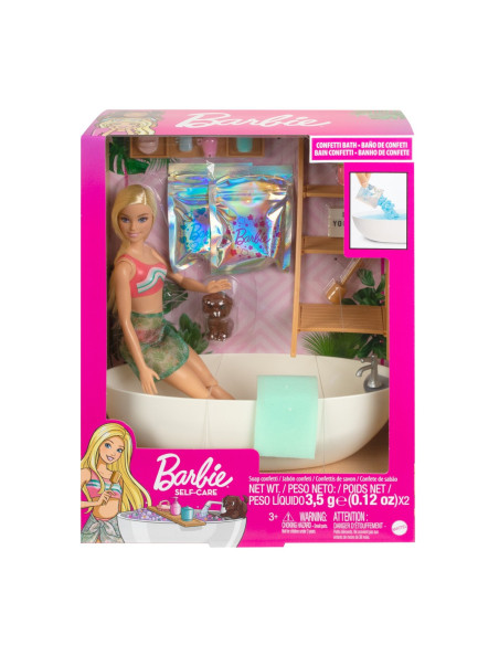 Babrie Self Care Set Papusa Si Baie Cu Confetti,MTHKT92