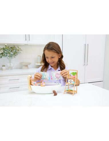 Babrie Self Care Set Papusa Si Baie Cu Confetti,MTHKT92