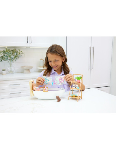 Babrie Self Care Set Papusa Si Baie Cu Confetti,MTHKT92