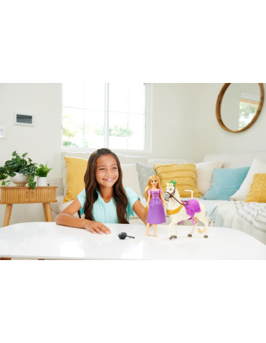 Disney Princess Set Papusa Rapunzel Si Calul Maximus,MTHLW23