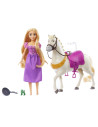 Disney Princess Set Papusa Rapunzel Si Calul Maximus,MTHLW23