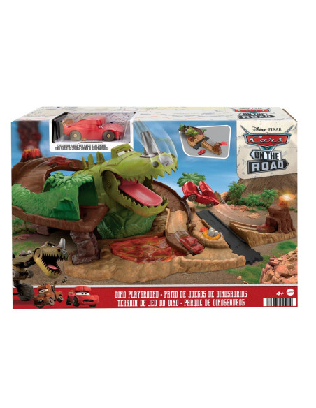 Cars Set De Joaca Dino Si Masinuta Cave Fulger Mcqueen,MTHMD74