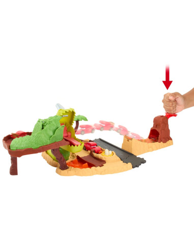 Cars Set De Joaca Dino Si Masinuta Cave Fulger Mcqueen,MTHMD74