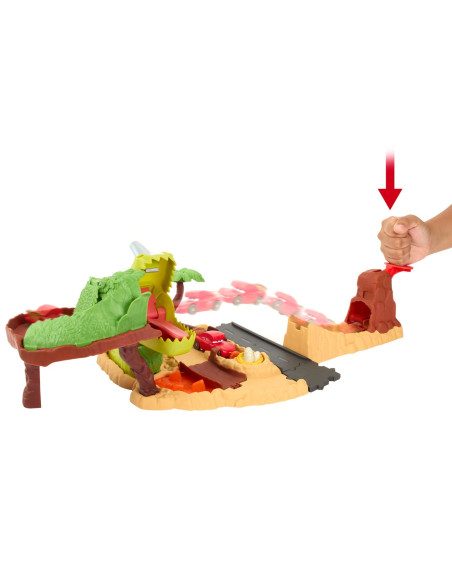 Cars Set De Joaca Dino Si Masinuta Cave Fulger Mcqueen,MTHMD74