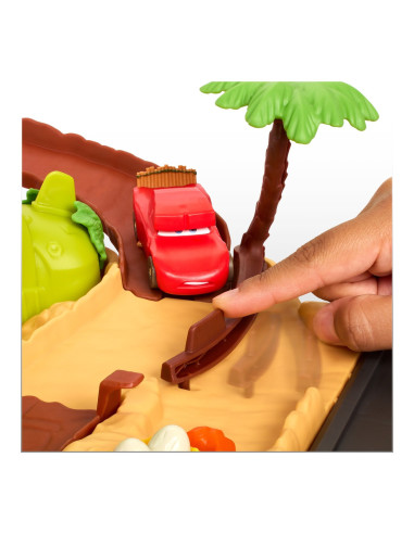 Cars Set De Joaca Dino Si Masinuta Cave Fulger Mcqueen,MTHMD74