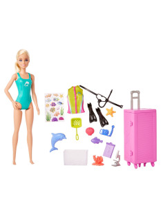 Barbie You Can Be Anything Papusa Biologist Marin,MTHMH26 2