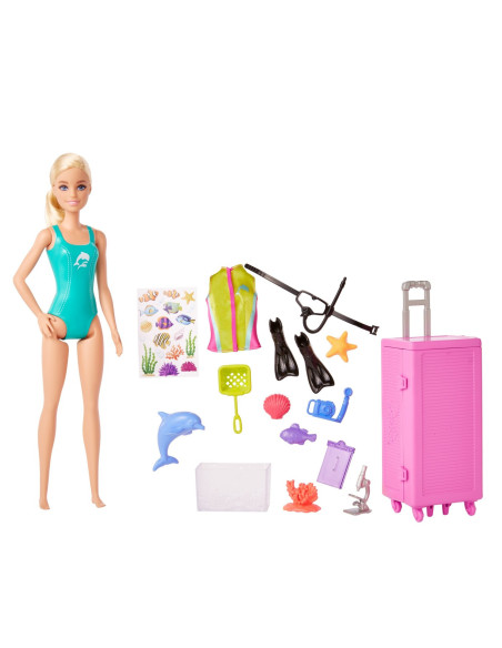 Barbie You Can Be Anything Papusa Biologist Marin,MTHMH26