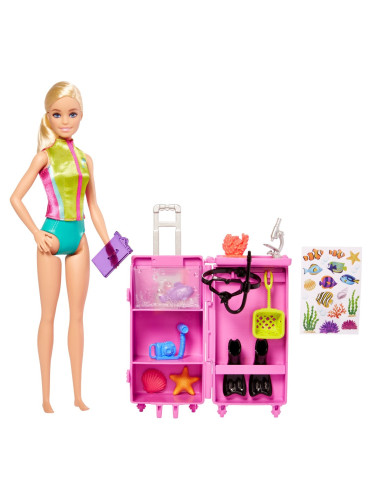 Barbie You Can Be Anything Papusa Biologist Marin,MTHMH26