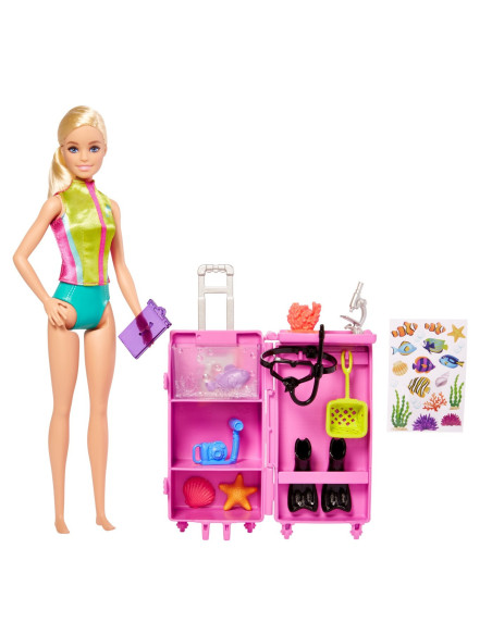 Barbie You Can Be Anything Papusa Biologist Marin,MTHMH26
