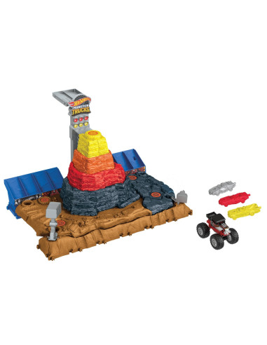 Hot Wheels Monster Trucks Arena Smashers Bone Shaker Arena