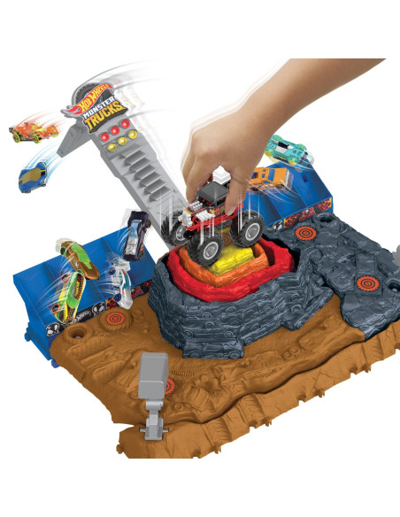 Hot Wheels Monster Trucks Arena Smashers Bone Shaker Arena