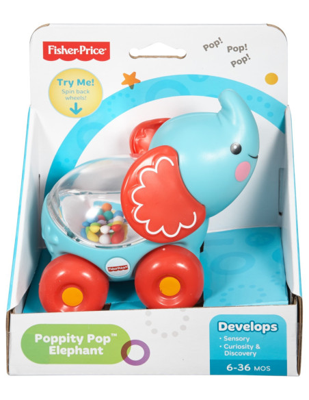 Fisher Price Jucarie Apasa Si Mergi Elefant,MTBGX29_CMV98