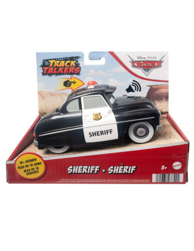 Cars Track Talkers Masina Cu Efecte Sonore Sheriff,MTGXT28_HFC52