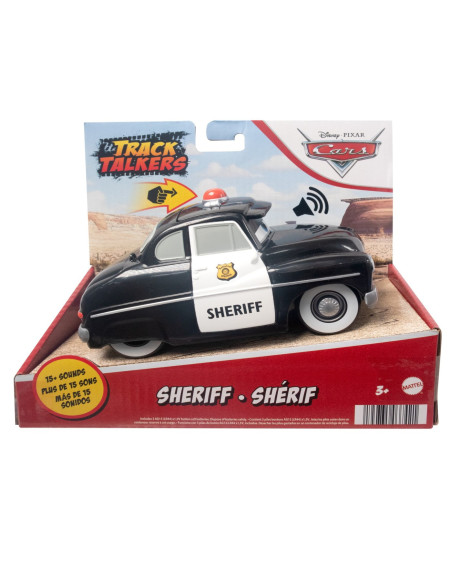 Cars Track Talkers Masina Cu Efecte Sonore Sheriff,MTGXT28_HFC52