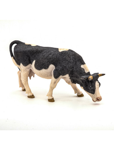Papo Figurina Vaca Alb Cu Negru,Papo51150