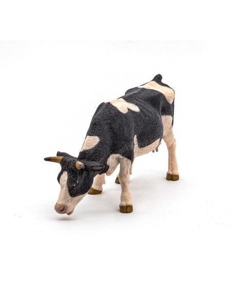 Papo Figurina Vaca Alb Cu Negru,Papo51150