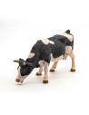 Papo Figurina Vaca Alb Cu Negru,Papo51150