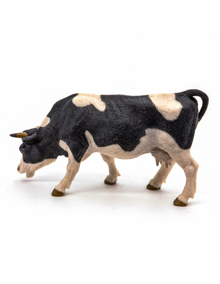 Papo Figurina Vaca Alb Cu Negru,Papo51150