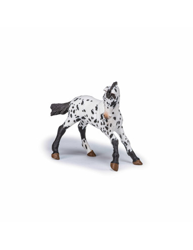 Papo Figurina Manz Appaloosa Negru,Papo51540