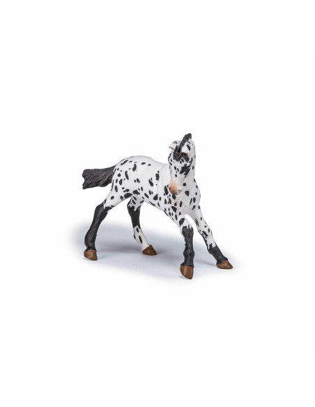 Papo Figurina Manz Appaloosa Negru,Papo51540