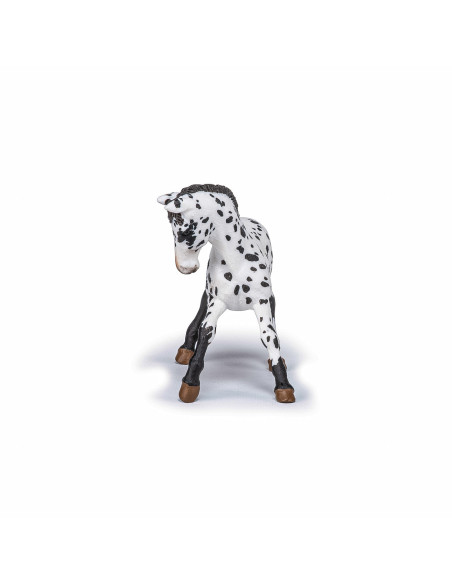 Papo Figurina Manz Appaloosa Negru,Papo51540