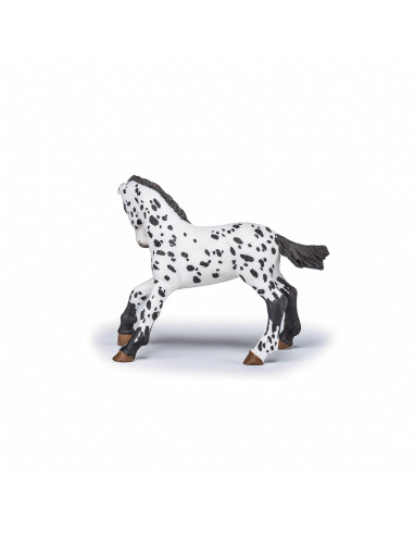 Papo Figurina Manz Appaloosa Negru,Papo51540