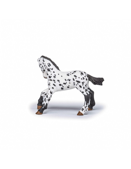 Papo Figurina Manz Appaloosa Negru,Papo51540