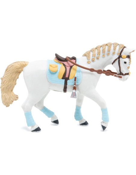 Papo Figurina Cal De Echitatie Bleu,Papo51545