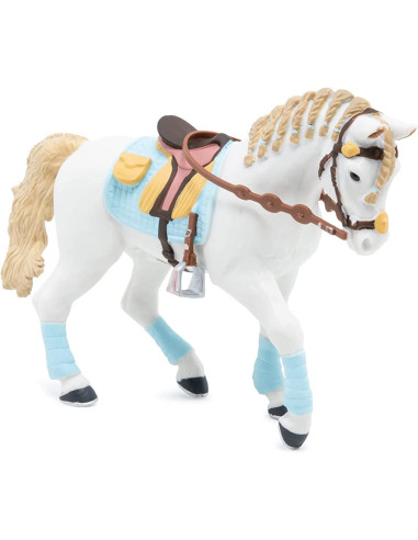 Papo Figurina Cal De Echitatie Bleu,Papo51545