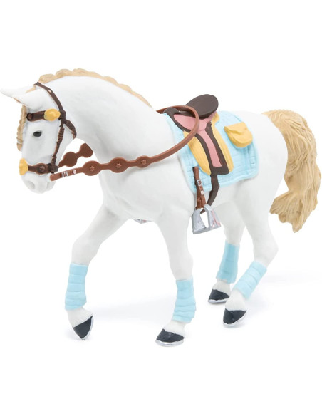 Papo Figurina Cal De Echitatie Bleu,Papo51545