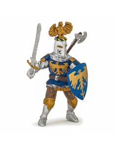 Papo Figurina Cavaler Albastru Cu Creasta,Papo39362