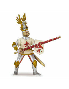 Papo Figurina Cavaler Crin Alb,Papo39790