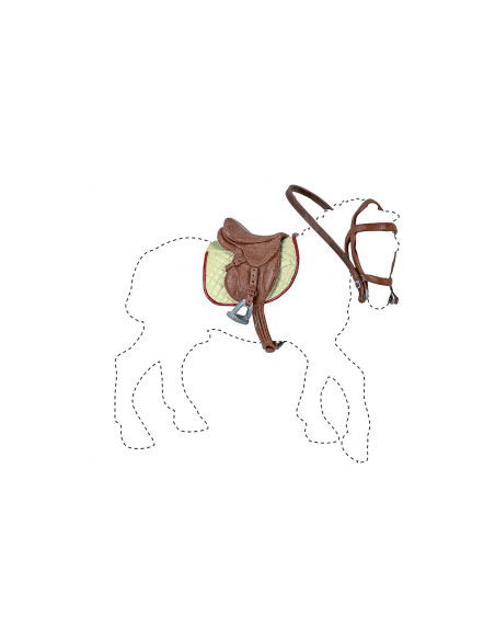 Papo Figurina Set Harnasament Pentru Calarie,Papo50091