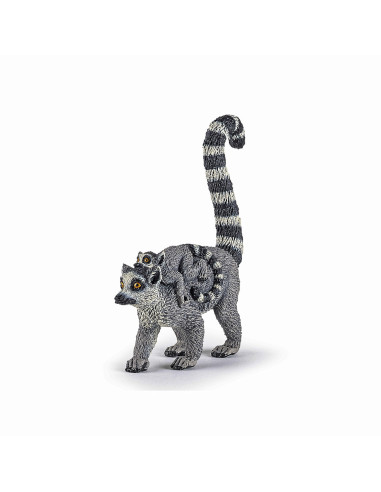 Papo Figurina Lemur Cu Pui,Papo50173