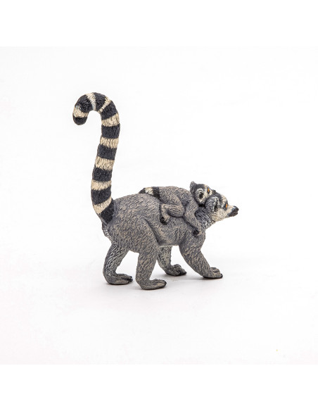 Papo Figurina Lemur Cu Pui,Papo50173