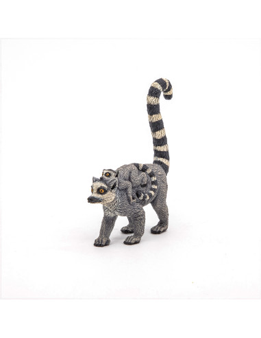 Papo Figurina Lemur Cu Pui,Papo50173