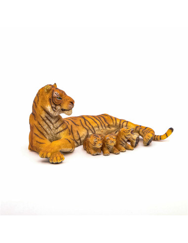 Papo Figurina Tigru Cu 3 Pui,Papo50156