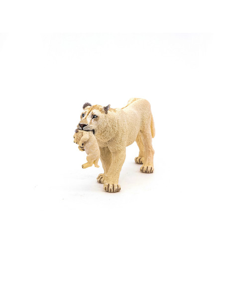 Papo Figurina Leoaica Alba Cu Pui,Papo50203
