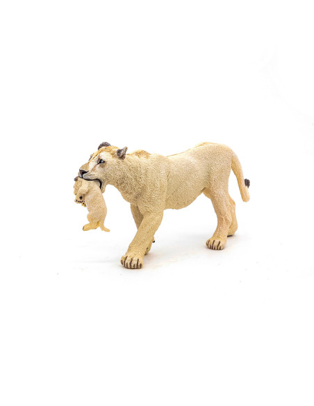 Papo Figurina Leoaica Alba Cu Pui,Papo50203