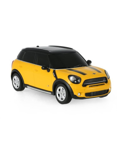 Masina Cu Telecomanda Mini Cooper S Countryman Galben Cu Scara