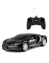 Masina Cu Telecomanda Bugatti Chiron Negru Cu Scara 1 La