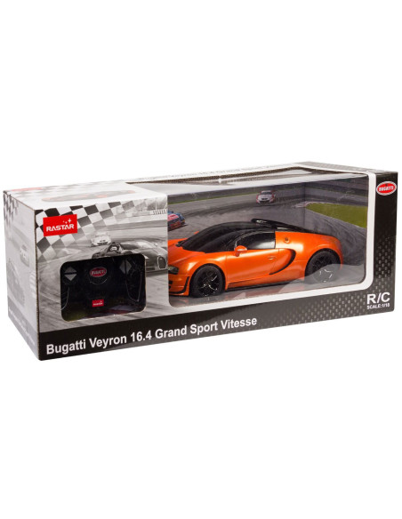 Masina Cu Telecomanda Bugatti Grand Sport Vitesse Portocalie Cu