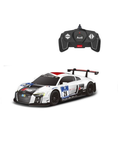 Masina Cu Telecomanda Audi R8 Lms Performance Alb Scara 1 La