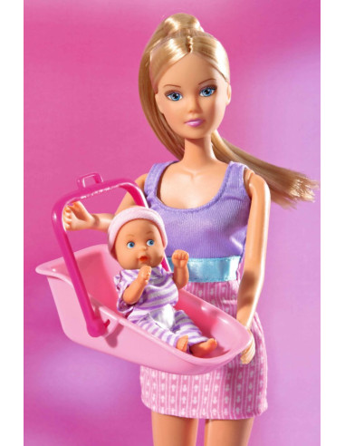 Simba Papusa Steffi Baby Sitter,105730211