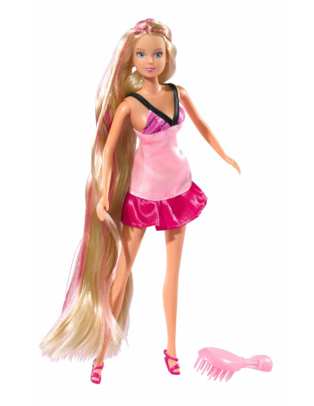 Steffi Cu Par Lung Si Rochita Roz Deschis,105734130_RozDeschis